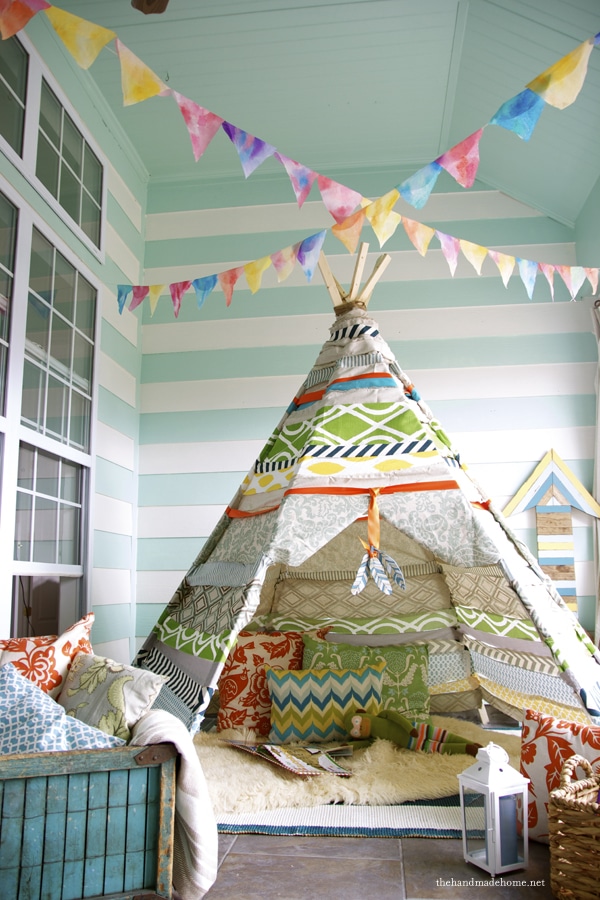no sew teepee