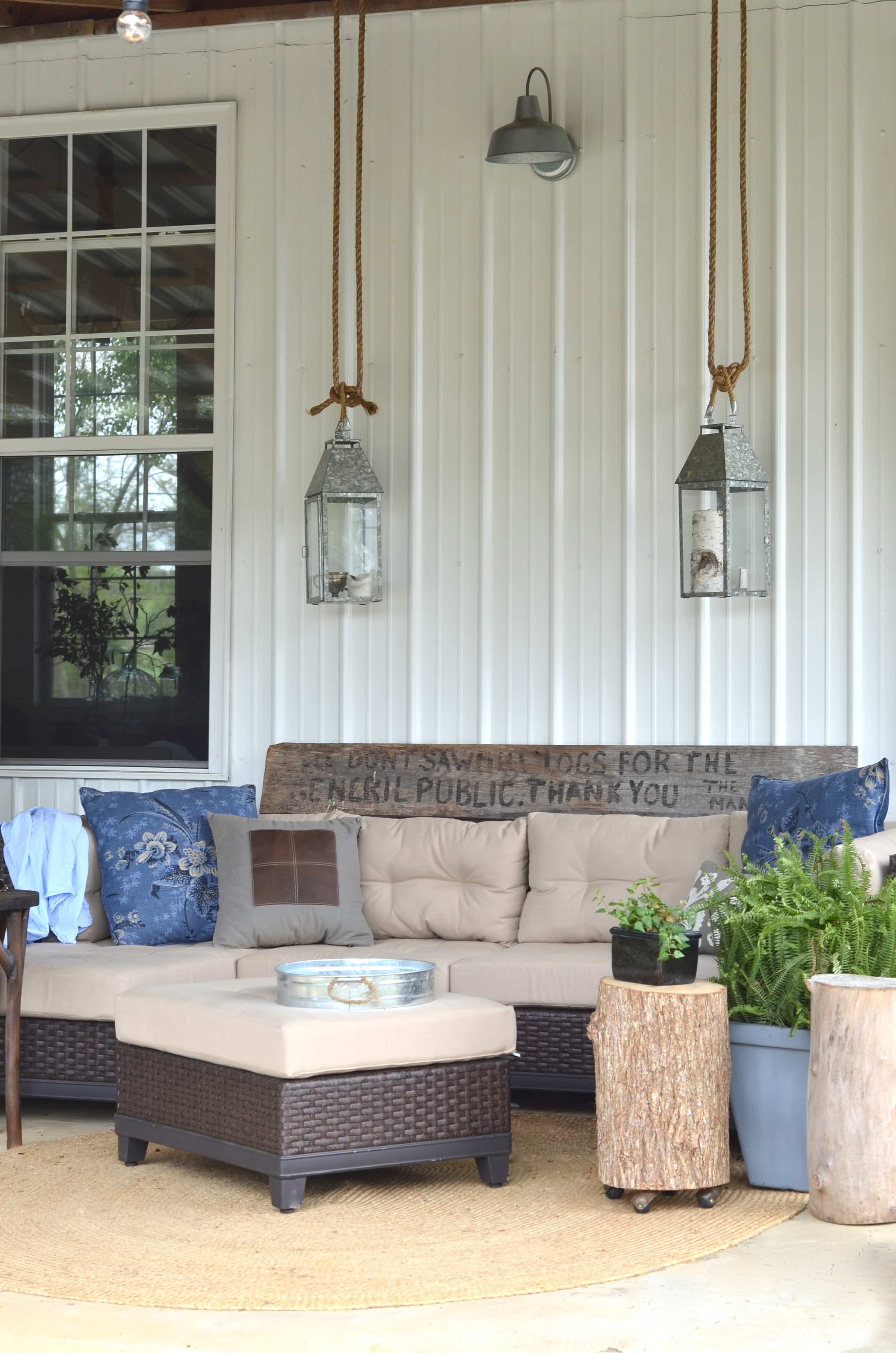 barn porch lighting